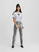 KARL LAGERFELD JEANS Nadrág 'Snake'  szürke / fekete termék 2. képe