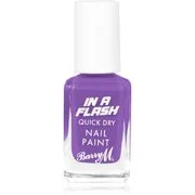 Barry M IN A FLASH gyorsan száradó körömlakk árnyalat Patient Purple 10 ml akciós termékkép 1