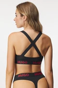 HUGO Sporty Black Bralette bélelt melltartó termék 2. képe