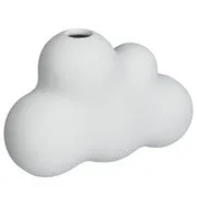 CLOUDY váza 16 cm, fehér akciós termékkép 1