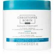 Christophe Robin Purifying Mask with Thermal Mud tisztító maszk szennyezett levegőnek kitett hajra 250 ml akciós termékkép 1