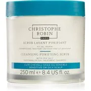 Christophe Robin Cleansing Purifying Scrub with Sea Salt tisztító sampon peeling hatással 250 ml akciós termékkép 1