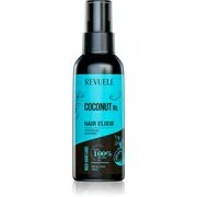 Revuele Coconut Oil Hair Elixir öblítést nem igénylő elixír a hajformázáshoz, melyhez magas hőfokot használunk 120 ml akciós termékkép 1