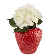 STRAWBERRY váza, piros 26,5 cm termék 2. képe
