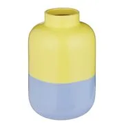 TWO TONE váza 35 cm, citromsárga-világoskék termék 2. képe