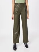 Nasty Gal Élére vasalt nadrágok  sötétzöld termék 2. képe