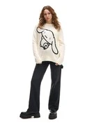 Cropp - Pulóver printtel Cinnamoroll - fehér termék 2. képe