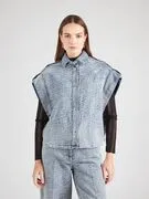 IRO Mellény  kék farmer / fehér termék 2. képe