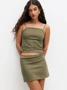 Pull&Bear Szoknyák  olíva termék 2. képe