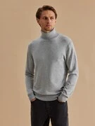DAN FOX APPAREL Pulóver 'Jasper'  szürke termék 2. képe