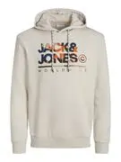 JACK & JONES Tréning póló 'JJLuke'  bézs / tengerészkék / fekete / fehér termék 2. képe