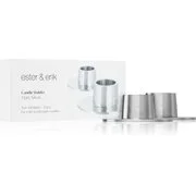ester & erik accessories matt silver gyertyatartó 2 db akciós termékkép 1