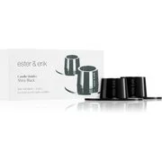 ester & erik accessories shiny black gyertyatartó 2 db akciós termékkép 1
