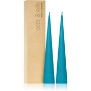 ester & erik cone candles turquoise (no. 56) gyertya 2x25 cm akciós termékkép 1