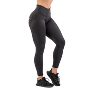 Női leggings magas derékkal Nebbia Lifting Effect Bubble Butt 587  fekete  M akciós termékkép 1