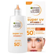 Garnier arcápoló Ambre Solaire Super UV Vitamin C Facial SPF50+ Fluid akciós termékkép 1