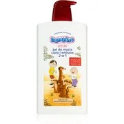 Bambino Kids Bolek and Lolek 2 in 1 sampon és tusfürdő gél 2 in 1 gyermekeknek Meerkats 1000 ml akciós termékkép 1