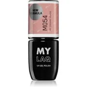 MYLAQ UV Gel Polish géles körömlakk árnyalat My Creamy Peach 5 ml akciós termékkép 1