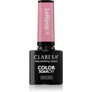 Claresa SoakOff UV/LED Color Lollipop géles körömlakk árnyalat 4 5 g akciós termékkép 1