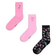 Cropp - 3 pár zokni Hello Kitty - rózsaszín akciós termékkép 1