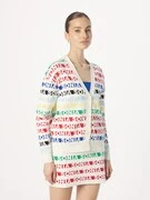 Sonia Rykiel Kardigán 'CARDI'  kék / piros / fekete / fehér termék 2. képe