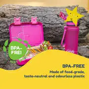 Klarstein Reggeliző szett, uzsonnás doboz és ivópalack, Tritan, szoros zárórendszer, BPA-mentes termék 2. képe
