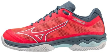 Mizuno Wave Exceed Light CC FieryCoral2/Wht/Chinblue teniszcipő akciós termékkép 1