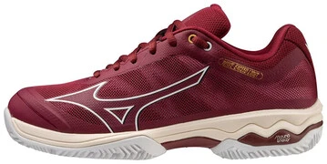 Mizuno Wave Exceed Light CC Cabernet/White/Papyrus teniszcipő akciós termékkép 1