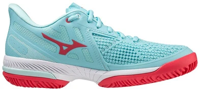 Mizuno Wave Exceed Tout 5 CC TanagTurq/FieryCor2/Whte teniszcipő termék 2. képe