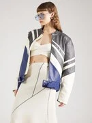 TOPSHOP Átmeneti dzseki  encián / sötétszürke / fehér termék 2. képe
