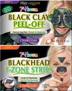 Montagne Jeunesse T-Zone csíkok  Black Clay Peel-Off / Blackhead T-Zone Strips akciós termékkép 1