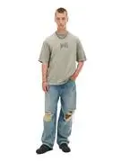 Cropp - Nyomott mintás T-shirt - világoszöld termék 2. képe