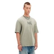 Cropp - Nyomott mintás T-shirt - világoszöld akciós termékkép 1