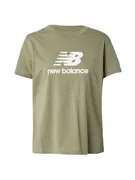 new balance Póló 'Essentials'  olíva / fehér akciós termékkép 1