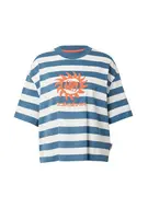 QUIKSILVER Póló  vízszín / narancs / fehér akciós termékkép 1