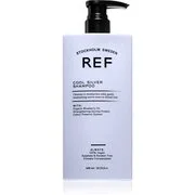 REF Cool Silver Shampoo ezüst sampon semlegesíti a sárgás tónusokat 600 ml akciós termékkép 1