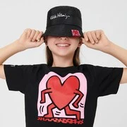 Sinsay - Keith Haring bucket hat - Fekete akciós termékkép 1