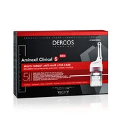 VICHY Dercos Aminexil Clinical 5 hajhullás elleni ampulla férfiaknak (21x6ml) akciós termékkép 1