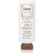 Match. Science of Curves öblítés nélküli kondicionáló a hullámos és göndör hajra 300 ml akciós termékkép 1