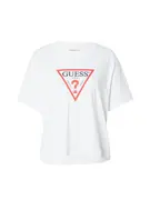 GUESS JEANS Póló 'ICONIC'  piros / fekete / fehér akciós termékkép 1