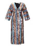 Dorothy Perkins Petite Ruha  türkiz / arany / orchidea / fekete akciós termékkép 1