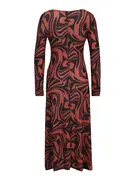 Dorothy Perkins Tall Ruha  rozsdabarna / fekete termék 2. képe