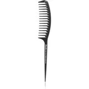 Janeke Carbon Fibre Fashion Comb with a long tail and wavy frame fésű 21,5 x 3 cm akciós termékkép 1