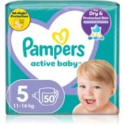 Pampers Active Baby Size 5 eldobható pelenkák 11-16 kg 50 db akciós termékkép 1