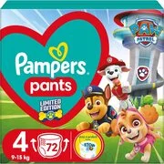 Pampers Pants Paw Patrol Size 4 eldobható nadrágpelenkák 9-15 kg 72 db akciós termékkép 1