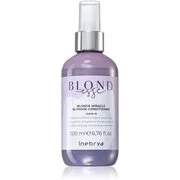 Inebrya BLONDesse Blonde Miracle Bi-Phase Conditioner 2 fázisú, öblítést nem igénylő kondicionáló szőke hajra 200 ml akciós termékkép 1