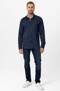 DENIM CULTURE Ing 'Phil'  tengerészkék / piros / fehér termék 2. képe