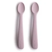 Mushie Silicone Feeding Spoons kiskanál Soft Lilac 2 db akciós termékkép 1