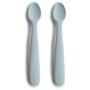 Mushie Silicone Feeding Spoons kiskanál Powder Blue 2 db akciós termékkép 1