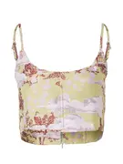 Nasty Gal Top  limone / pasztellila / burgundi vörös / fehér akciós termékkép 1